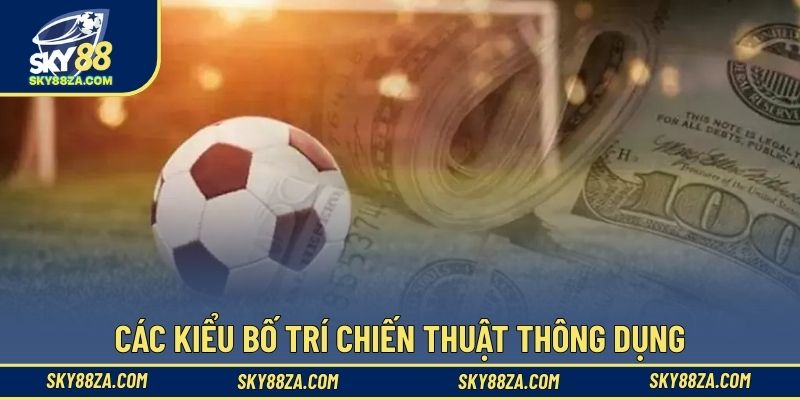 Các kiểu bố trí chiến thuật thông dụng