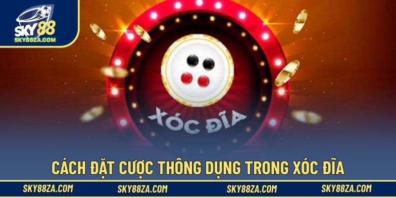 Cách đặt cược thông dụng trong xóc đĩa