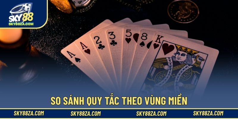 So sánh quy tắc theo vùng miền